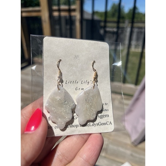 handmade Polymer Clay earrings lot -2. 12 Unique 12 Pcs Stainless Steel Base - Picture 13 of 14